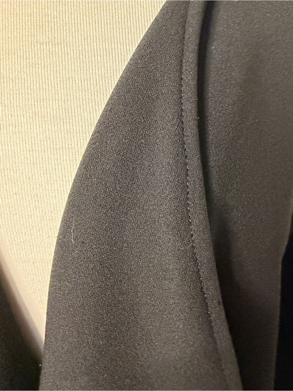 REVAMPED Black Waterfall Duster Coat SIZE LARGE - Picture 5 of 13